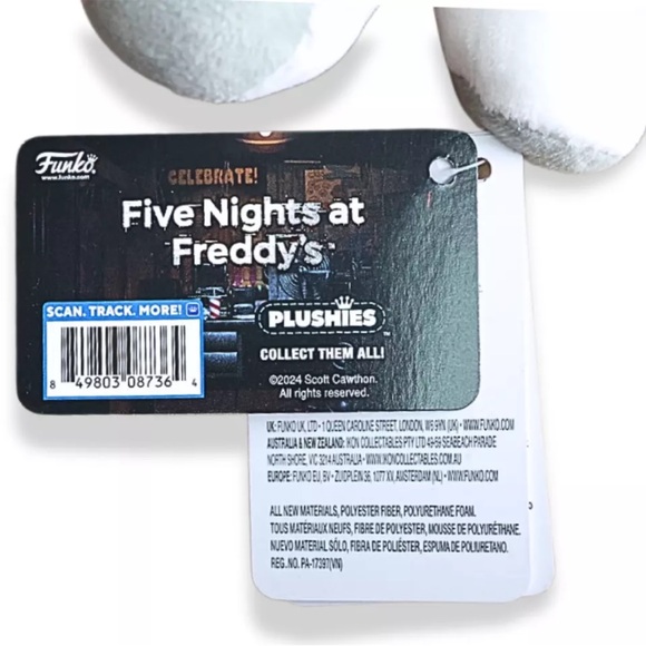 Funko 5 Five Nights At Freddy's Funtime Foxy Plush 8", FNAF Plushies, Toy - Picture 6 of 8